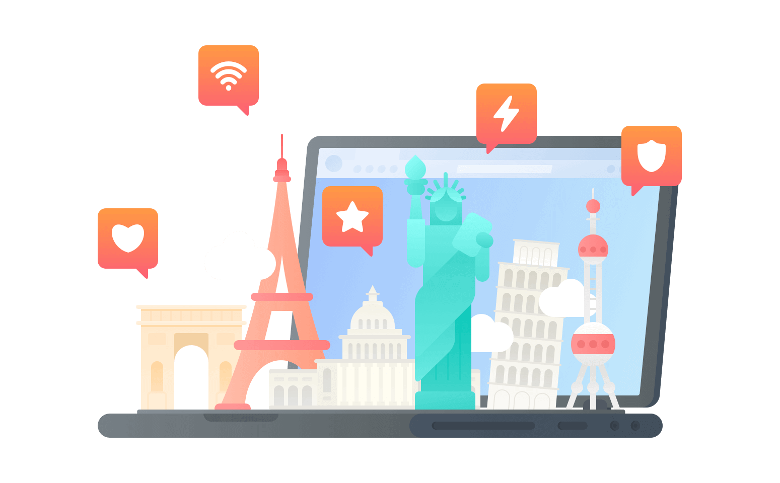 在圣文森特和格林纳丁斯连接到中国的代理 - 海龟VPN